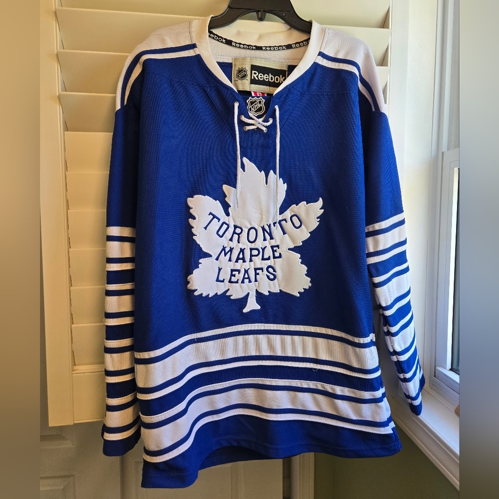 Reebok 2014 Winter Classic Clarkson Toronto Maple Leafs Blue Jersey